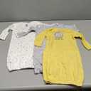Gerber Baby Boy and Girls 3-Pack Sleeper Gown 0-6,  Medium