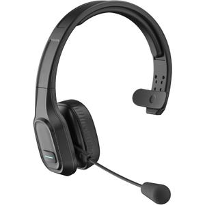 COMEXION Trucker Bluetooth Headset V5.0, Wireless Headset with Noise Canceling&Mute Microphone for Cell Phones, On Ear Bluetooth Headphone for Computer, Zoom Meetings, Skype, Home Office