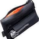 EDC Pouch RFID Blocking Tactical Zipper Wallet, Waterproof Wallet for Men (Holds 112 Cards) (Black)