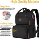 MATEIN Work Backpack for Women, Insulated Cooler Backpacks with Lunch Box, 15.6 Inch Laptop Backpack with Lunch Compartment Reusable Water Resistant Food Bag for College Camping Picnics Womens Gifts