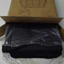 2 Pack Shoe Organizer for Closet, Fits up to 32 Pairs, Adjustable Dividers for Shoe Storage, Space-Saving Shoe Bins and Clear Top, Black