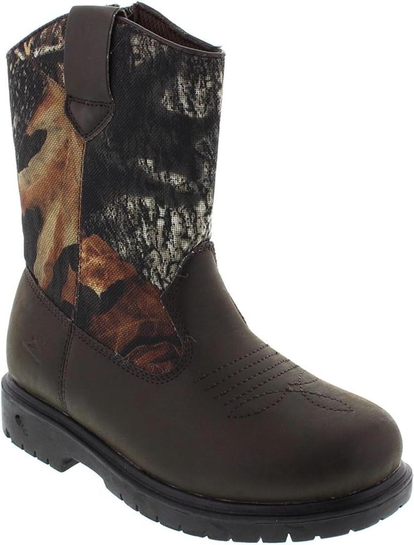 Deer Stags Boy's Tour Snow Boot (1 Little Kid, Brown Camo)