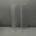 Sieral Aquarium Lids Polycarbonate Canopy with LED Light 2 Pcs Set 22.95 x 11.5 x 0.12 Inch for 33/40/55 Gallon with Center Brace Aquariums Cover Fish Tank Lid with a Hook Knife, Clear