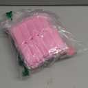 Syhood 48 Pcs Foam Sponge Hair Rollers Soft Sleeping Curlers Flexible Sponge Curler and Rat Tail Comb for Women Hairdressing Styling (Pink, 0.98 inch)