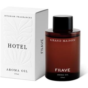 Grand Maison Hotel Diffuser Oil 100ml, 3.38 oz Aroma Oil, Scent Inspired by World’s Most Prestigious Grand Hotels, Aromatherapy Refill Fragrance for Waterless Cold Air Diffusers, Home, Office