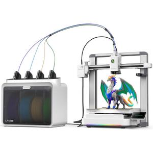 Creality SPARKX i7 Combo 3D Printer, Beginner-Friendly Multi-Color 3D Printer with AI Camera, Auto Leveling, Automatic Filament System, Direct Drive Extruder, WiFi Monitoring, 260×260×255mm