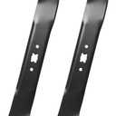942-0741A Mulching Blade for 21" Deck, 742-0741A Mower Blade Compatible with Troy-Bilt TB130 TB230 MTD Cub Cad-et Craftsman Lawn Mower, Replaces 942-0641, 742-0641, 942-04276, 2 Pack