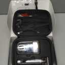 Hal&Hol Professional Cordless Electric Hair/Beard Trimmer and Foil Shaver for Men - Complete Barber Grooming Kit with Rechargeable Battery, Protective Case and 4 Guards, Gift for Men (Silver)