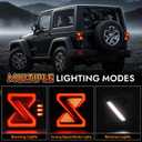 Dynamic LED Tail Lights Compatible With 2007-2018 Jeep Wrangler JK