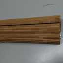 UNISHADES No Drill Cordless Bamboo Roman Shades, Light Filtering Woven Natural Bamboo Window Covering, Easy Install Roman Style Shade, for Window Size 26" W 64" H - Carbonized