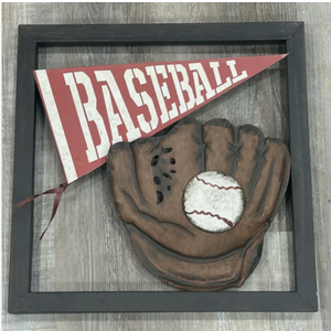 Wall Art Room Decor Rustic baseball glove and ball, baseball Wall Decor Sport Theme, Prints Vintage Canvas Prints Artwork Playroom Boys Bedroom Decor, Home Decor
