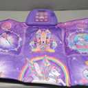 GirlsHome Dance Mat - Unicorn Toys for Girls Electronic Dance Pad with 5 Game Modes, Built-In Music, Touch Sensitive Light Up LED Kids Musical Mat, Christmas & Birthday Gift for Toddler Girls 3-12