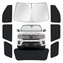 for Toyota 4Runner 2010-2024 Car Window Shades, 8pcs Privacy Sun Shade Set for Front Windshield Side and Rear Windows, Full Window Covers Keeps Vehicle Cool for Camping Napping