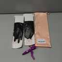 KZZIZ Burmese Curly Feather Crochet Human Hair Bundles Human Crochet Hair Pre Looped 100 Strands Pre-Separated Reusable Invisible 100% Virgin Human Hair Crochet Extensions 16 Inch 120g Natural Black