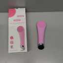 PRITECH Facial Cleansing Brush, Rechargeable Silicone Face Scrubber with Heat Massage End, Vibrating Exfoliator Scrubber for Deep Cleaning, Waterproof Face Brush for Women and Men (Pink)