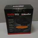 Mueller Heart 5 Waffle Maker, Waffle Iron, Adjustable Browning Control & Nonstick, Cool Touch Handle, Easy to Clean, Small Kitchen Appliances