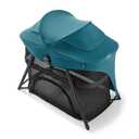 Graco® Lite Traveler 4 in 1 Playard with 4 Modes, Bedside Bassinet, Toddler Playpen, Free Play and Slumber Tent Mode, Lightweight Portable Playard with Canopy and Carry Bag