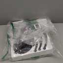 LEDIARY Ceiling Fans with Lights and Remote, 20'' Low Profile Ceiling Fan with Light, 3000-6000K Dimmable Fandelier LED Fan Light, 6 Wind Speeds, Black Modern Flush Mount Ceiling Fan for Bedroom