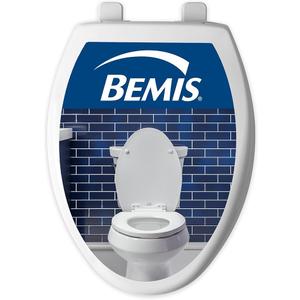 Bemis 170 Durable Plastic Toilet Seat, Elongated, White