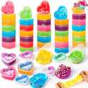 JOYIN 30 PCS Valentines Day Clear Slime Hearts for Kids Classroom Exchange Prizes, Valentine Party Favors, Gift Exchange