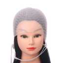 FRCOLOR Silicone Highlight Hair Cap Reusable Silicone Hair Highlighting Cap with Needle Professional Tools Styling for Hair Dyeing Hair Salon Dye Hat