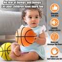 Sprstar Silent Basketball Size 7 (29.5") - 2026 New Upgrade Foam Basketball Arcade Game Indoor | Ball for Quiet Dribbling and Indoor Training,Pro PU Foam Ball Higher Bounce