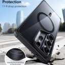 ESR for Samsung Galaxy S26 Plus Phone Case, Compatible with MagSafe, Military-Grade Protection, Shockproof Magnetic Case for Samsung Galaxy S26 Plus, Classic Hybrid Series, Clear Black