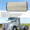 LAF3302 Engine Air Filter Compatible with Kenworth T800 W900 W900L, Peterbilt 378 379 388 389, Western Star 4900 Trucks, Replace AF25248 CA8231 P534925 RS3534