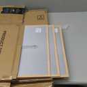 upsimples 24x36 Poster Frame Natural 3 Pack, Scratch-Proof Picture Frames 24 x 36 for Photo Gallery - Slide-In Strips, Horizontal or Vertical Wall Mounting