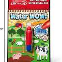 Melissa & Doug Water Wow! Mess Free Coloring Book, Reusable Water-Reveal Activity Pad, On The Farm, Travel Toys, Party Favors, for Toddlers & Kids Ages 3+
