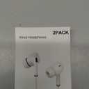 USB C Headphones for iPhone 17 16 15, Wired Earbuds with Mic & Remote Control, Nosie Cancelling for Apple Headphones with 3 Size Tips, Type C Earphones for Android, Galaxy S25 S24, Pixel 9, 2 Pack