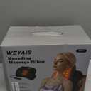 Neck Massager Pillow, Neck and Shoulder Relaxer with Heat, 3 Modes and Strengths, Neck Massager for Pain Relief Deep Tissue, Remote Control, Gift for Women Men Parents Christmas,Black