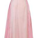Vibsion Regency Dresses for Women Pearls Lace Empire Waist Dress (Small, Pink)