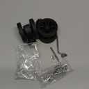 Zoofen Luggage Replacement Wheels 2 pcs Suitcase Replacement Wheels Wear-Resistant Luggage Wheels for Most Suitcase Repair (Black)