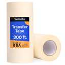 TapeManBlue Paper Transfer Tape for Vinyl, 12" x 300' Roll, Made in America, Premium Transfer Tape for Vinyl Graphics & Laser Cutting