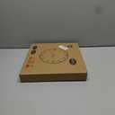 YRUDMBIN Rustic Wall Clock Silent 12 Inch Battery Operated Wooden Home Decor for Bathroom Kitchen Bedroom Living Room, Annual Ring