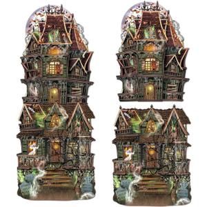 Beistle Jumbo Haunted House Cutouts
