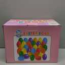 [6 Surprise Golden Eggs] 300 Pack 2.3 Inch Plastic Easter Eggs, Empty Easter Eggs Fillable, Bright Colors Plastic Eggs Bulks for Easter Hunt, Easter Party Favor, Basket Stuffers Fillers