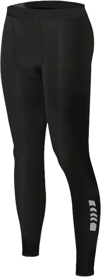 Men's Compression Pants - Men's Leggings Base Layer Bottoms,Athletic Leggings for Running, Sports, Yoga & Gym (Black, XL)
