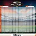 KIKIGO 2026 Fantasy Football Draft Board Kits 12 Team 20 Round 500+ Labels