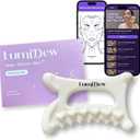 Ceramic Guasha Tool for Face & Body - Lymphatic Drainage Massager, Face Sculpting Tool, Jawline Shaper & Double Chin Reducer - Self Care Gifts