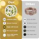 Heceltt 2 Pack Total 2000 LED Christmas Lights Outdoor,Green Wire Outdoor Fairy Lights Plug in Waterproof 8 Modes and Timer Memory Function for Xmas Wedding Party Holiday Patio Decor (Warm White)