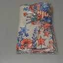 2 x XCHI Watercolor Flowers America Stars Fireworks Memorial Day Table Runner 4th of July Patriotic Independence Day Table Decoration for Party Home Kitchen Dining Holiday Decor 13x48 Inch