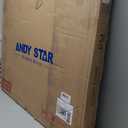 ANDY STAR Wall Mirror for Bathroom, 30x36 Matte Black Bathroom Mirror, Modern Stainless Steel Metal Frame Rounded Corner Rectangle Mirror for Vanity