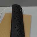 Black Lampshades Set of 2, Drum Lamp shade with Hollow-carved Design, 12.7" x 12.7" x 10 Inches Lampshades for Table Lamp, Floor Lamp, Pendant Light, Lamp Shade Harp Holder Included