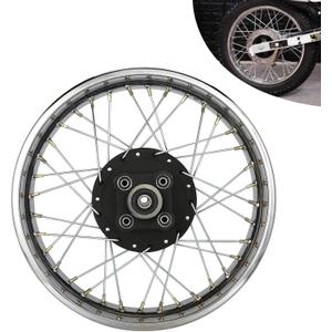 Rear Wheel Rim for Hawk 250,18-2.15 Alloy Steel Motorcycle Hub Rims with Spoke for Hawk250/Hawk 250cc
