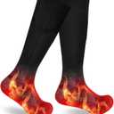 Heated Socks for Men and Women, Rechargeable Electric Socks, Washable Winter Foot Warmer Socks, Outdoors Work, Fishing, Hunting, Skiing, Winter Camping (Battery not Included)