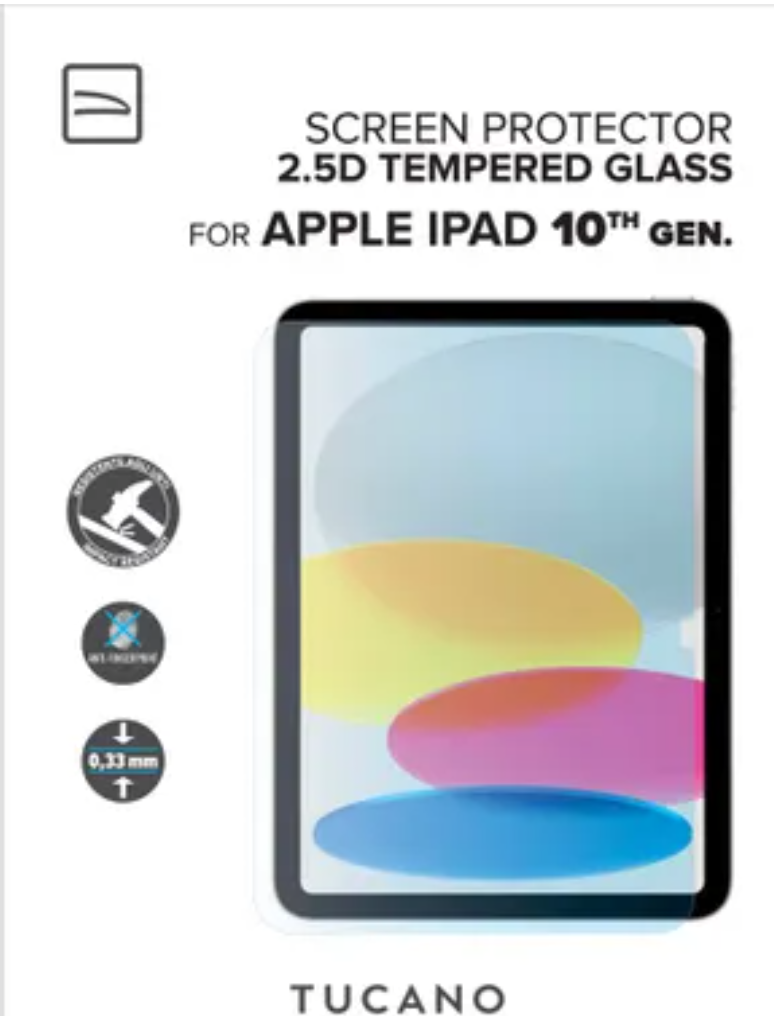 TUCANO screen protector iPad Air 10th gen