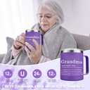 Mothers Day Grandma Gifts Care Package, Grandma Gifts from Grandkids Lavender Relaxing Spa Basket, Unique Self Care Get Well Soon Gift