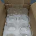 Borosil Drinking Glasses, 12 Oz, Set of 6, BPA Free, Borosilicate Drinking Glass, Clear & Lightweight Water Glass Set, Odor Resistant, Freezer & Dishwasher Safe, Glasses for Juice, Beer & Cocktails